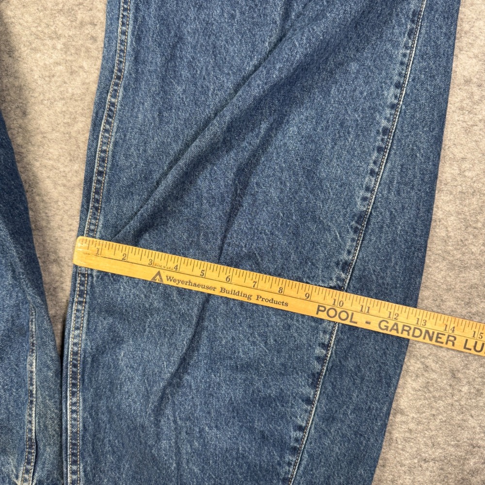 BDG Urban Outfitters RIH Mid-Rise Baggy Wide Leg‎ Jeans Blue Denim 28 Distressed - Picture 11 of 13